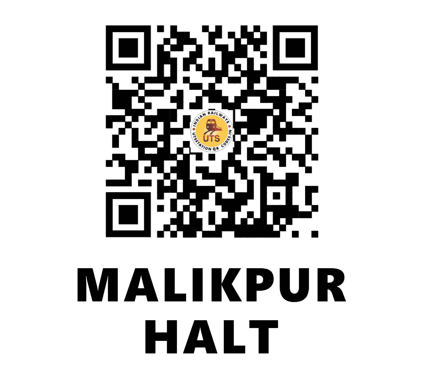 UTS QR Code for MALIKPUR HALT - MLKP (NE - UTTAR PRADESH)